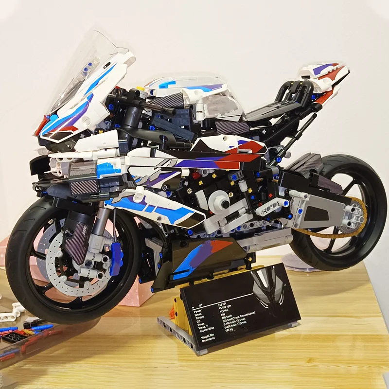 

​​​Model Simulation Building Block Motorcycle Assembly Expert Building Block Motorcycle Model Puzzle Building Block Toy Boy Gift