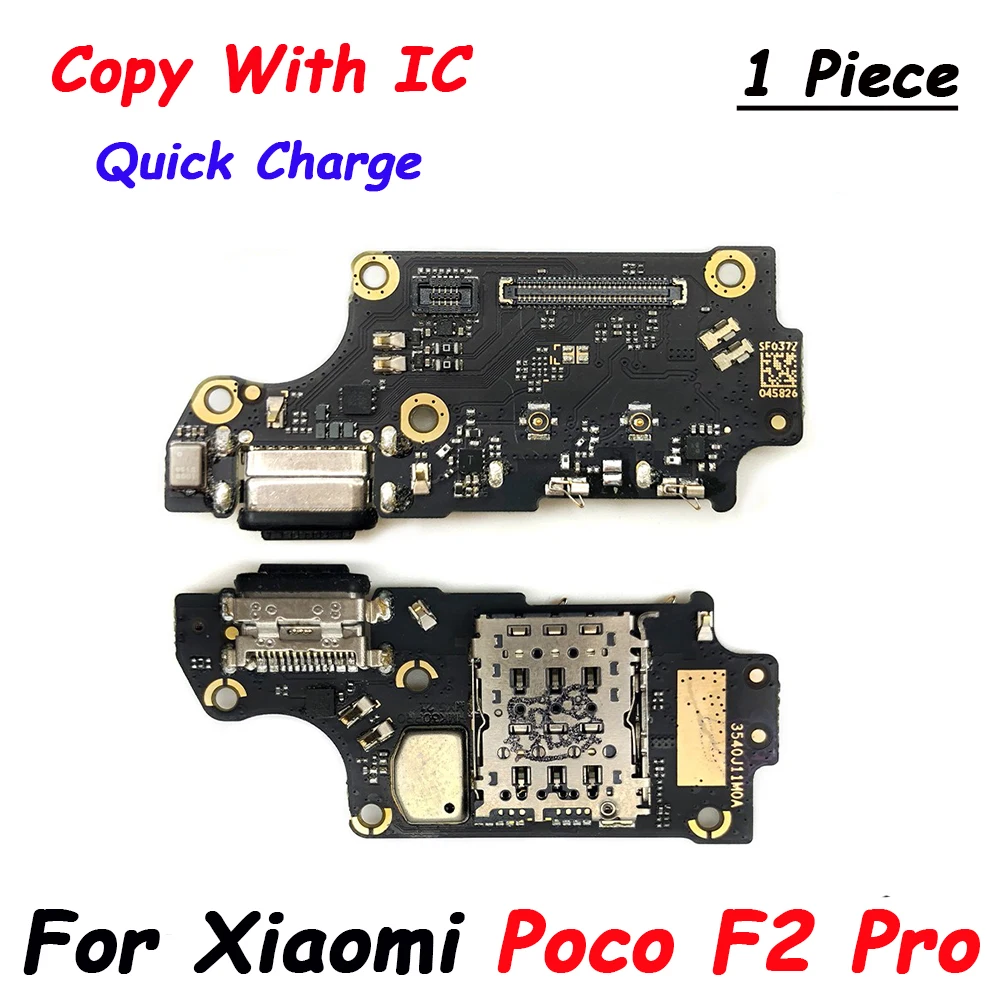 Tested USB charging board Dock Connector Microphone Board Flex Cable For Xiaomi Poco F1 F2 Pro F3 F4 M3 X3 X4 M4 Pro 4G 5G NFC