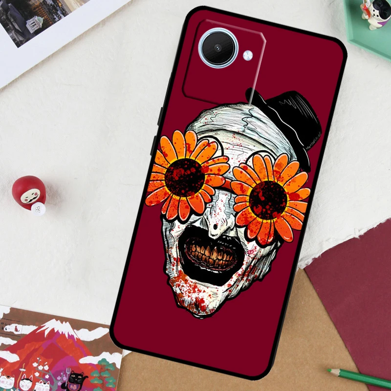 Horror Movie Terrifier For Realme 11 9 10 Pro Plus GT Neo 5 3 2 T C11 C15 C21Y C25s C30 C31 C33 C35 C55 Phone Case