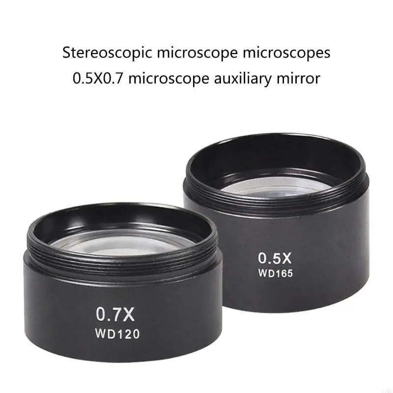 37ME Stereo Microscope Auxiliary Objective Lens 0.5 / 0.7X Objective Lens