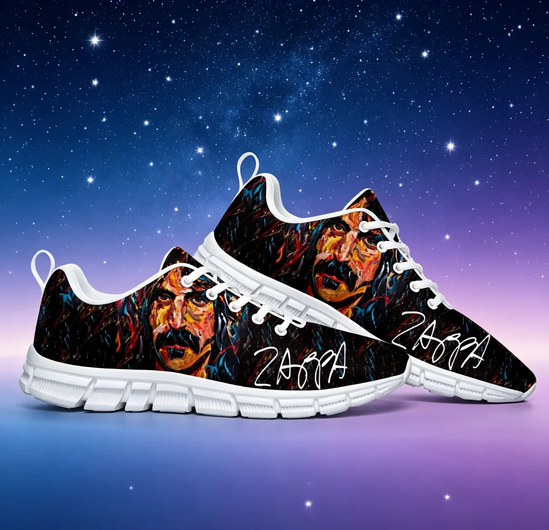 

Frank Zappa Men Women Casual Sneakers Fashion Streetwear Shoes Non Slip Running Trainers Outdoor Daily Walking