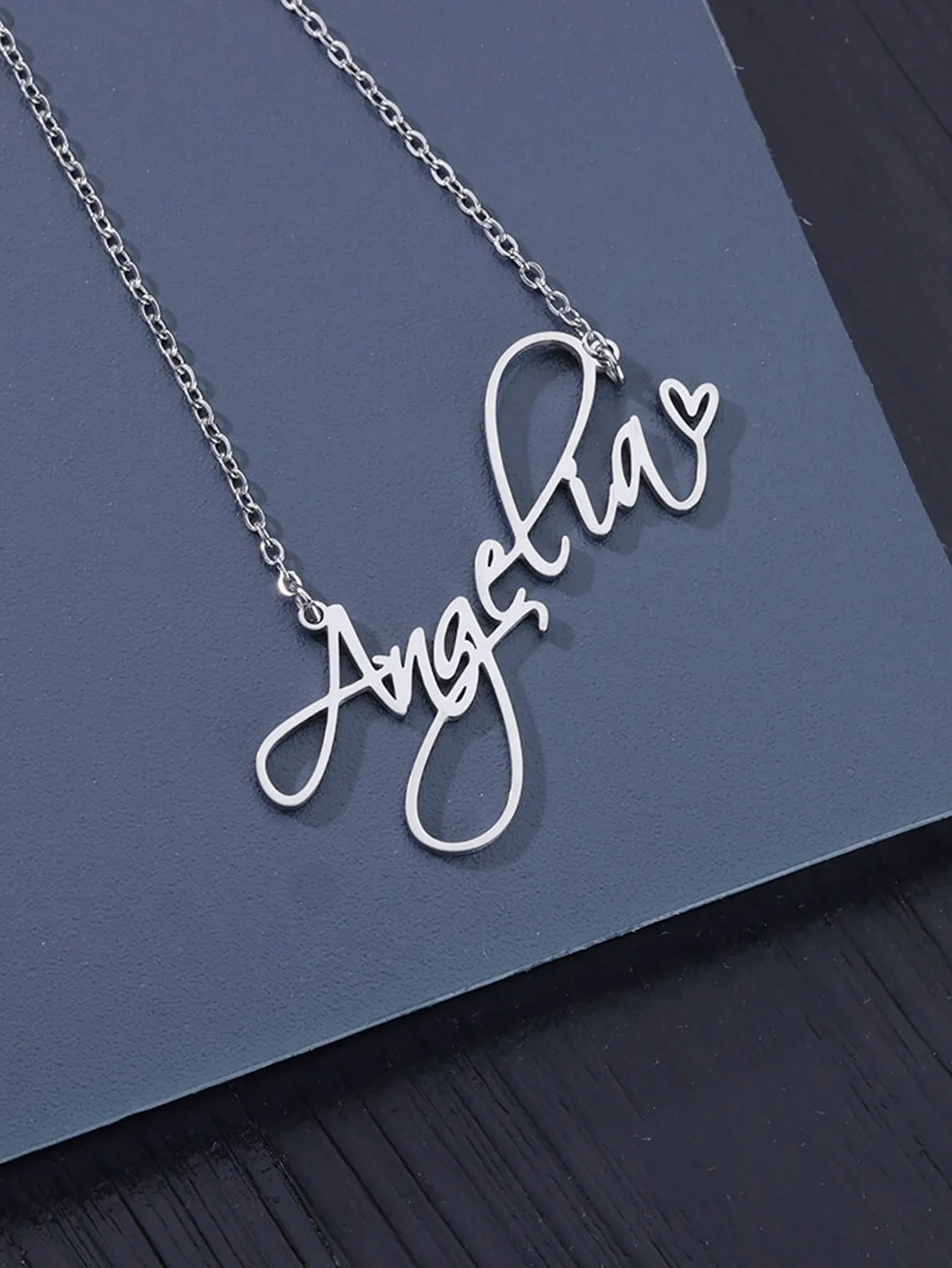 Custom 18K Gold Name Necklace, Personalized Gift for Her