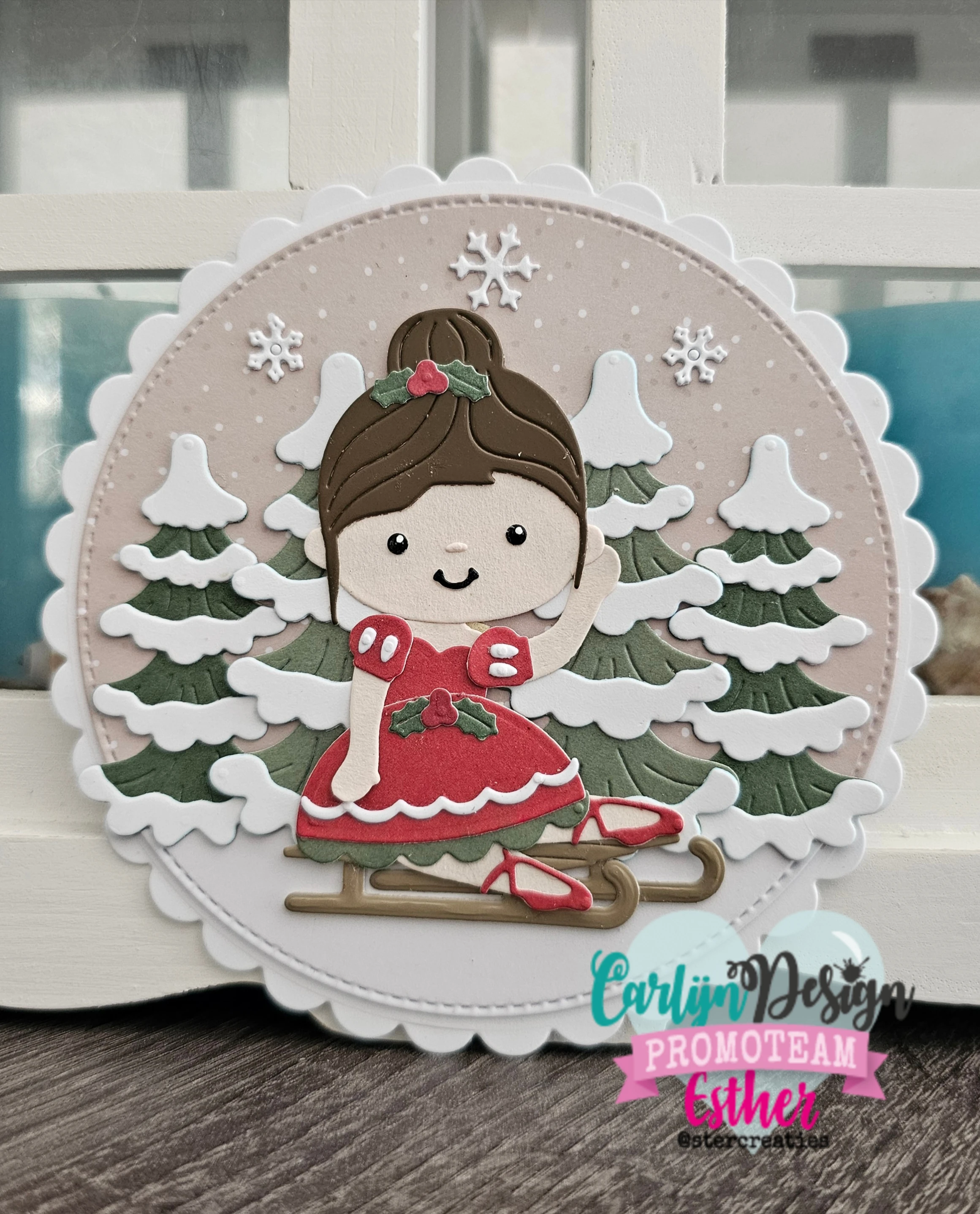Winter Christmas Metal Cutting Dies Clear Stamps Stencil Hot Foil For DIY Scrapbook Craft Decoration Embossing Template Supplies view 3