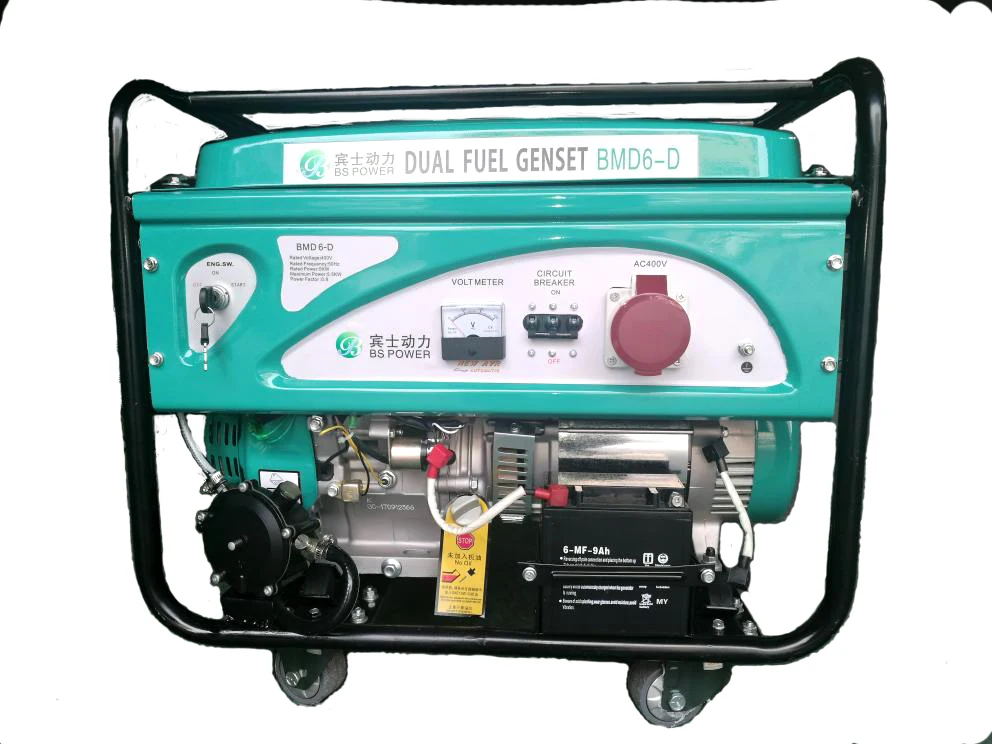 2.8KW 3.5kva Mini Portable AC Three Phase gas & natural gas small  generator