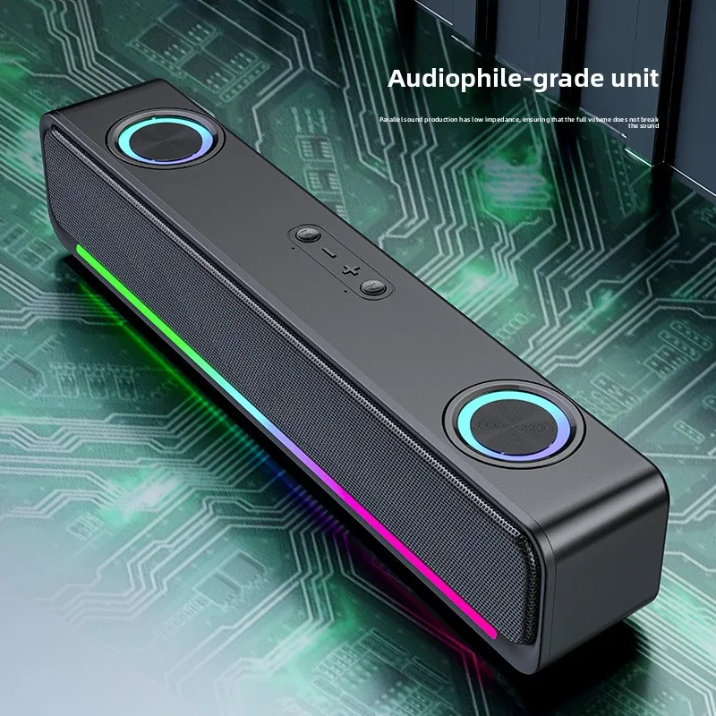 

Беспроводная игровая звуковая панель MW Audio с RGB-подсветкой, миниатюрная портативная колонка со светодиодами