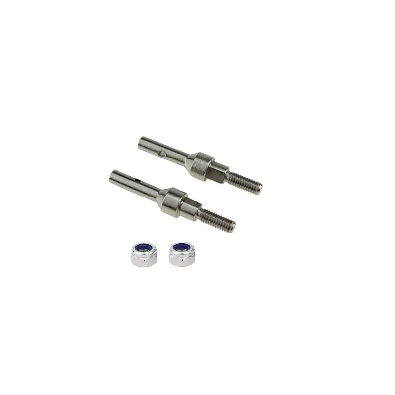 Upgrade Hardened Front CVD, Rear Axle & Wheel Axle for MJX 1/18 H18P RC Car Spare Parts