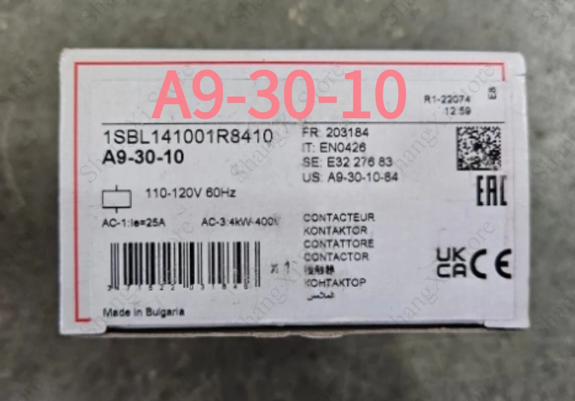 1PC Brand New A9-30-10 220-230V50Hz/230-240V60Hz Contactor A93010 Fast Delivery