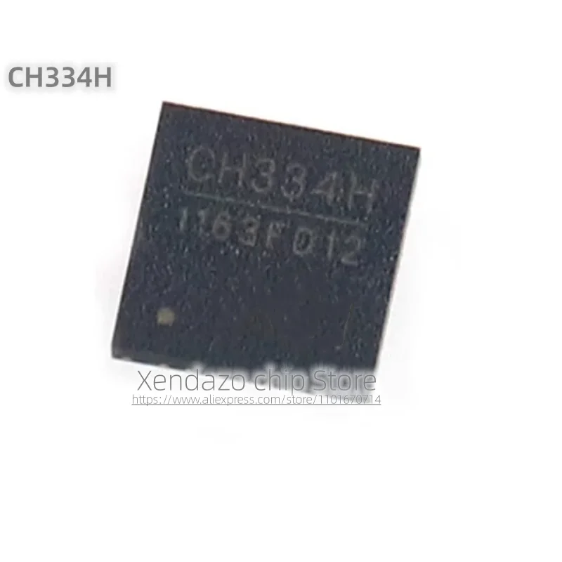 5pcs/lot CH334H QFN-28 package Original genuine USB 2.0 protocol 4 ports Controller chip