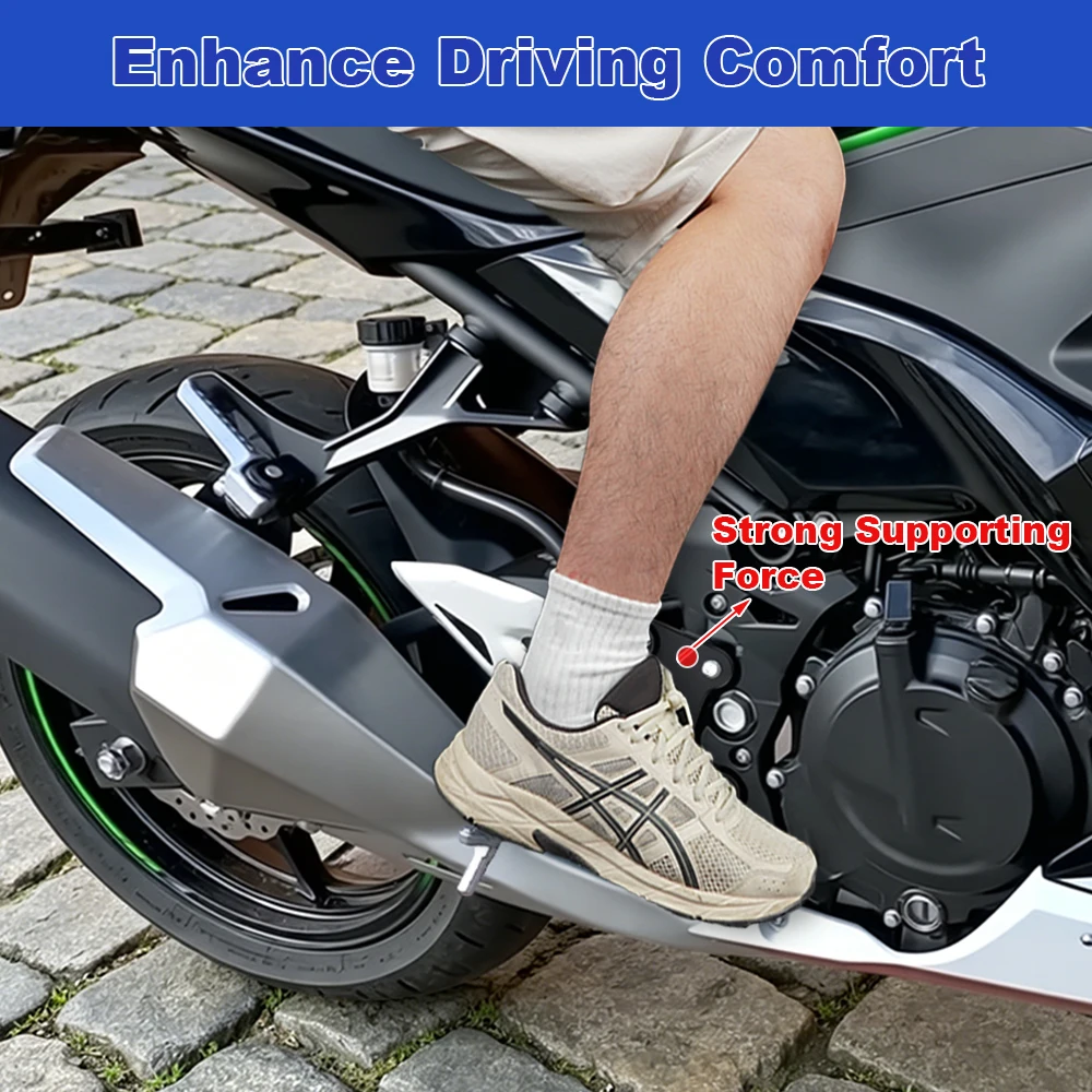 Rearset Riser Kit Footrest Motorcycle Adjustable Rear Set For Ninja 400 2018-2024 Z400 2019-2024 Ninja500 2024-2026 For Kawasaki