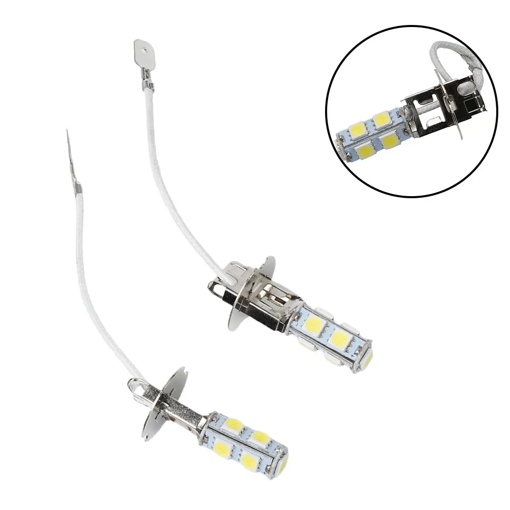 9LEDS LED Bulb For H3 LED Bulb 12V For H3 LED 2pcs Car Light Flashlight Torches Brand New Automobile Accessories