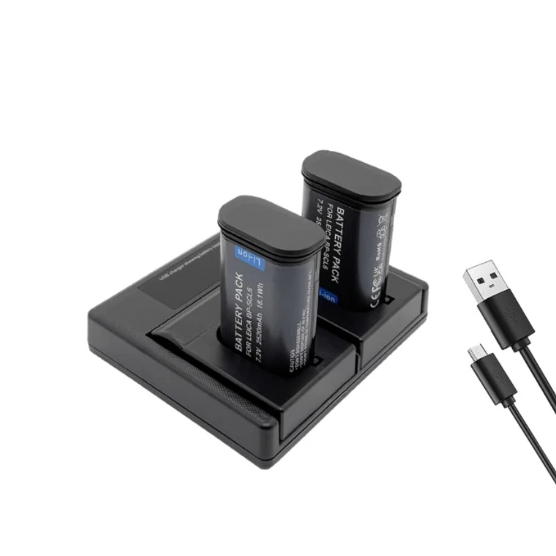 แบตเตอรี่คุณภาพสูงสำหรับกล้อง Leica Q3 BP-SCL6 SL3/Q3/Q2 แบตเตอรี่กล้อง 7.2V 2520mAh