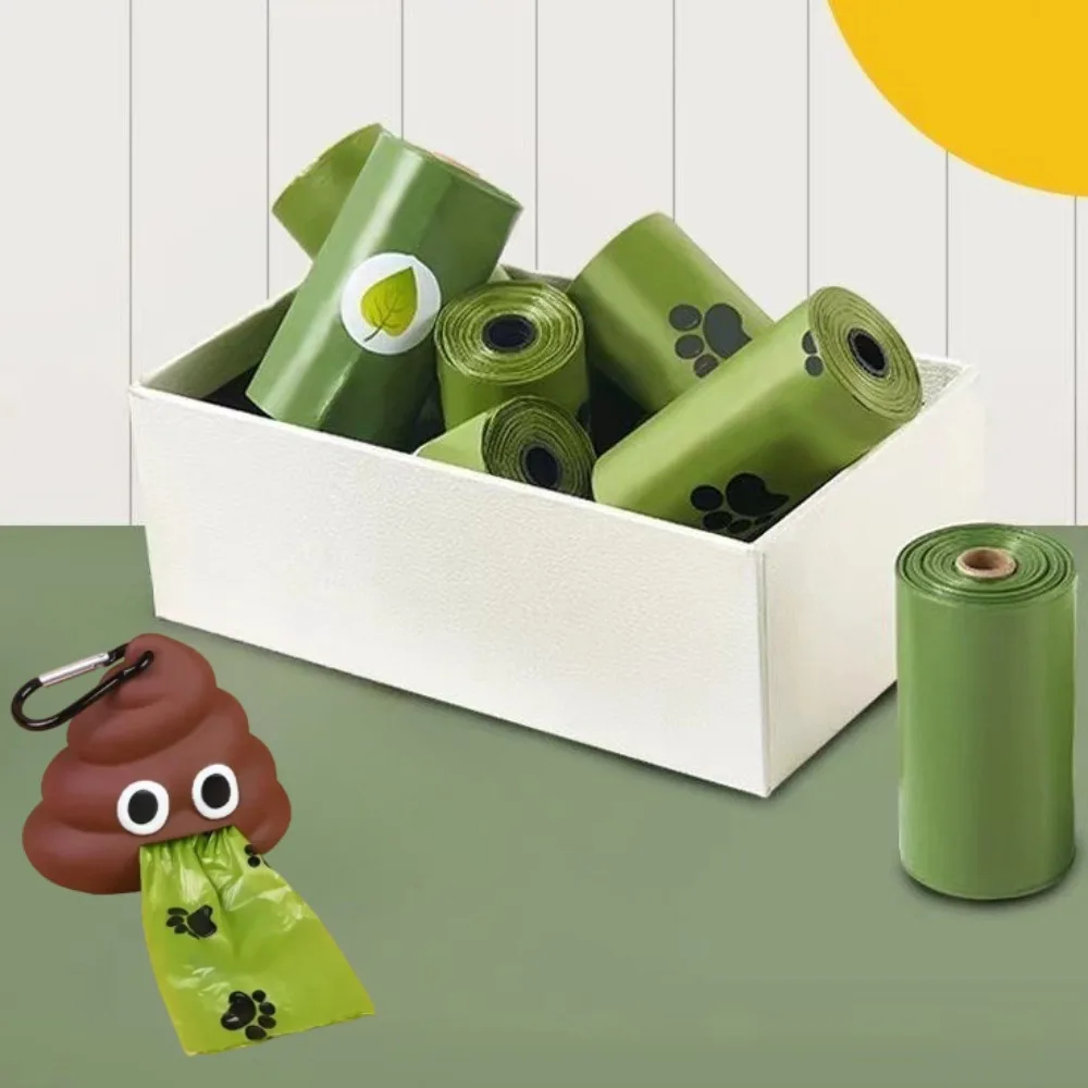 11/21pcs Portable Pet Garbage Bag Dispenser - Degradable Dog Toilet Bag & Stool Storage Box for Cats & Dogs Going Out