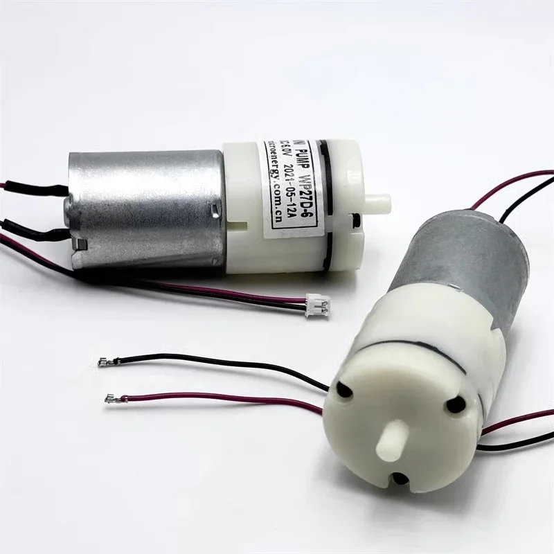WP27D-6 DC 5V 6V Small Mini 370 Motor Air Pump Micro Oxygen Pump Inflator DIY Electronic Sphygmomanometer Aquarium Fish Tank