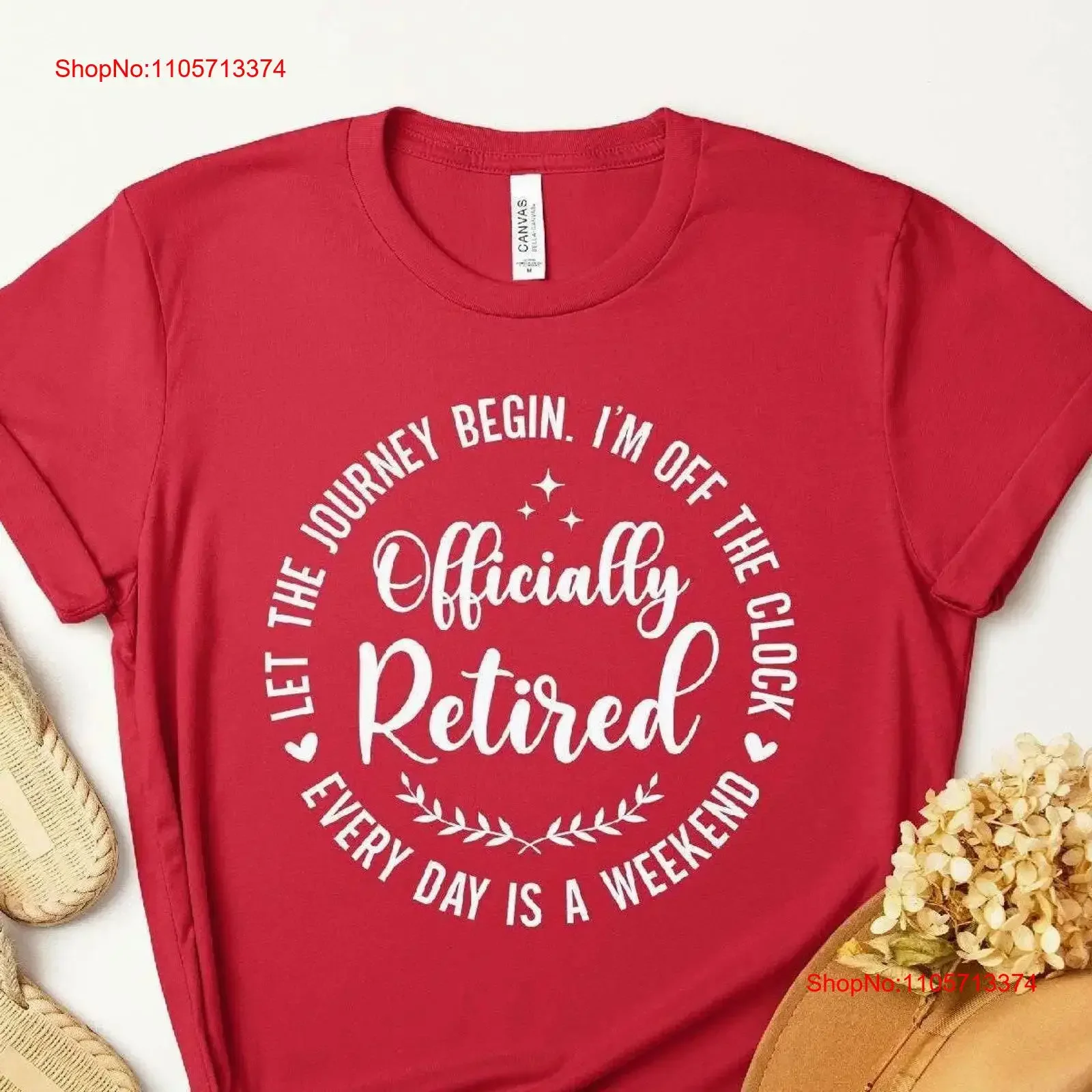 Officially Retired' T Shirt Fun Relaxed Retirement Perfect for Retirees Ready to Enjoy Every Day Like a Weekend Great vintage