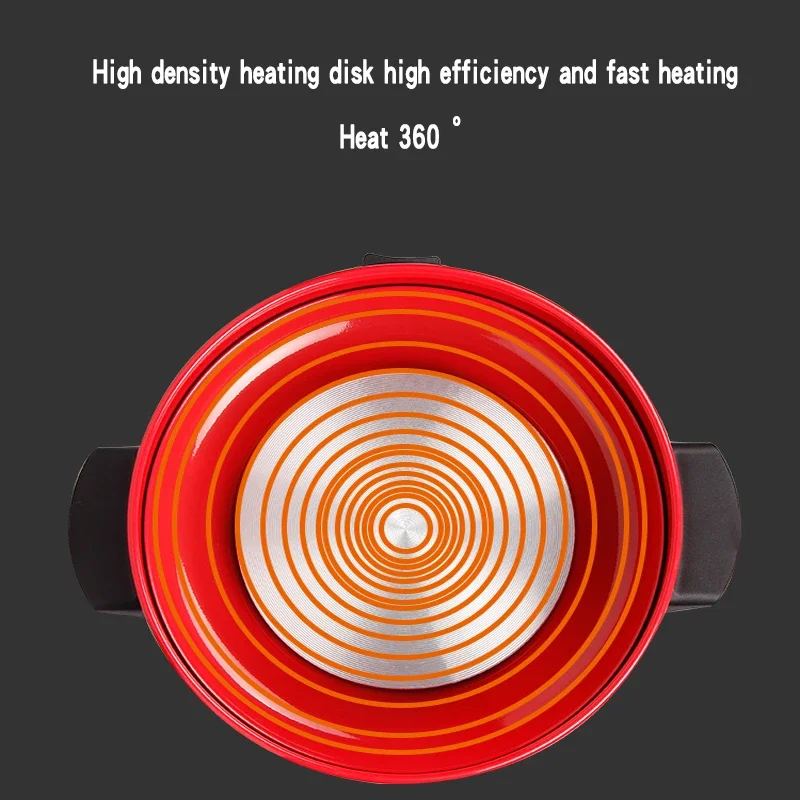 3L 4L Split electric cooker multifunctional electric hot pot domestic 304 stainless steel electric cooking electric hot pot