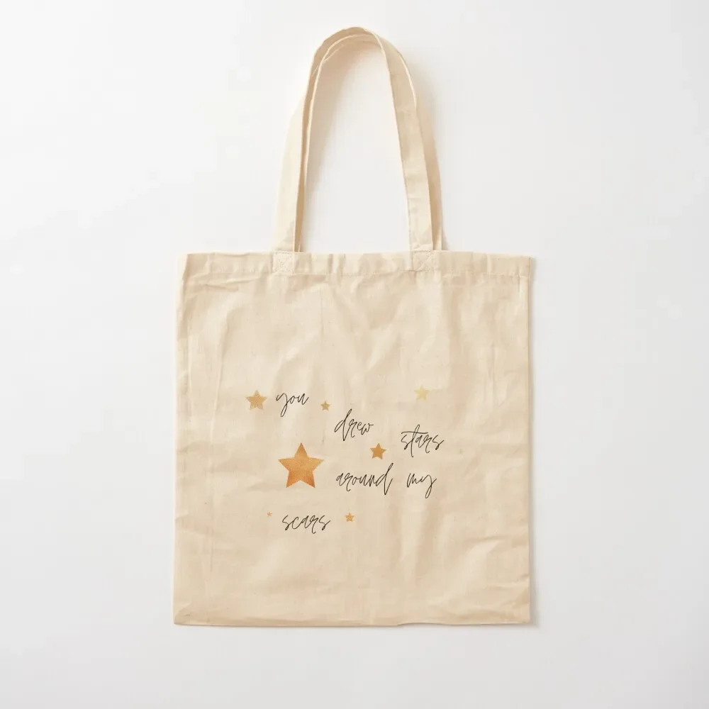 

you drew stars Tote Bag tote bag canvas large size bags Tote Bag