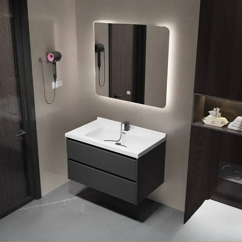 # Installation Bathroom Cabinet Mirror Pullout Luxury Narrow Bathroom Cabinet Storage Vanity Meuble Salle De Bain Furniture