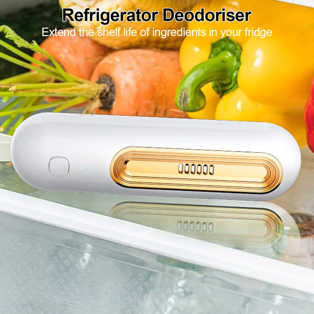 Refrigerator Deodorizer Air Purifier Odor Eliminator Food Shelf Life Extender for Fridge Toilet Car