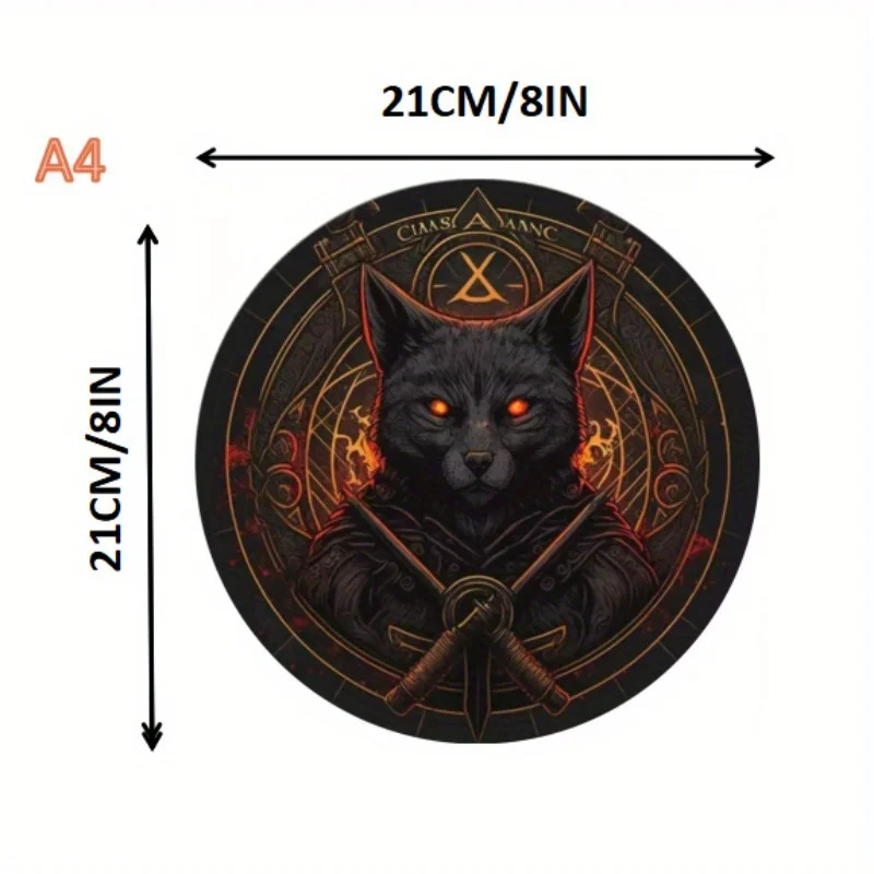 Black Cat Shaped Wooden Jigsaw Puzzle Unique Animal Home Decor Art Toy Family Game
