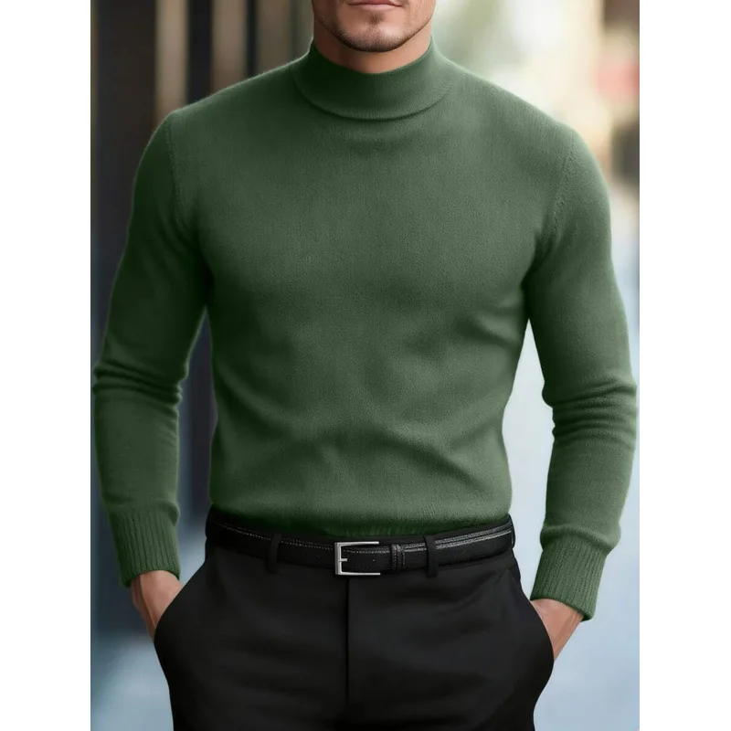 

Men's Crew Neck Knit Sweater round Neck Pullover Soft Cashmere Regular Thickness Spring Summer Autumn Fashion Casual Wear