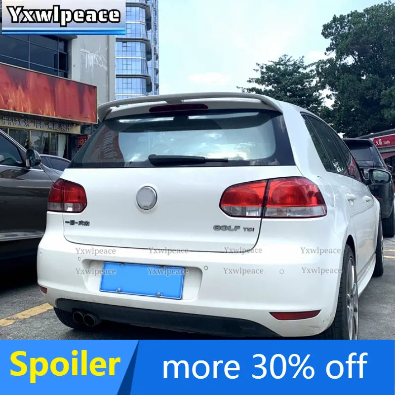 

Rear Roof Spoiler for VW Golf 6 2010 2011 2012 2013 ABS Plastic Primer Color Rear Trunk Wing Sport Kit Accessories