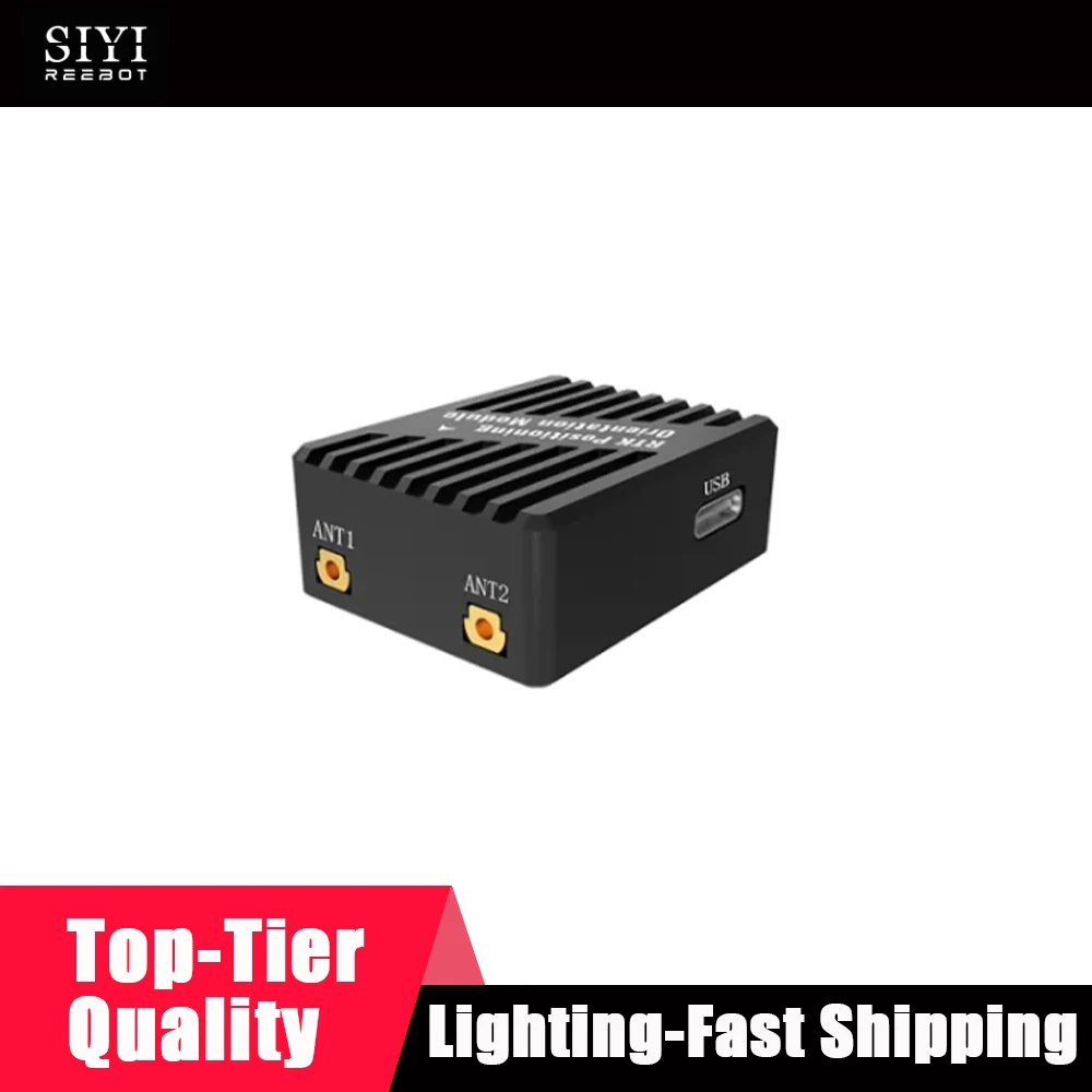 SIYI RTK New Positioning and Orientation Module with RM3100 Industrial Magnetic Compass Single-Module Dual-Antenna Orientation