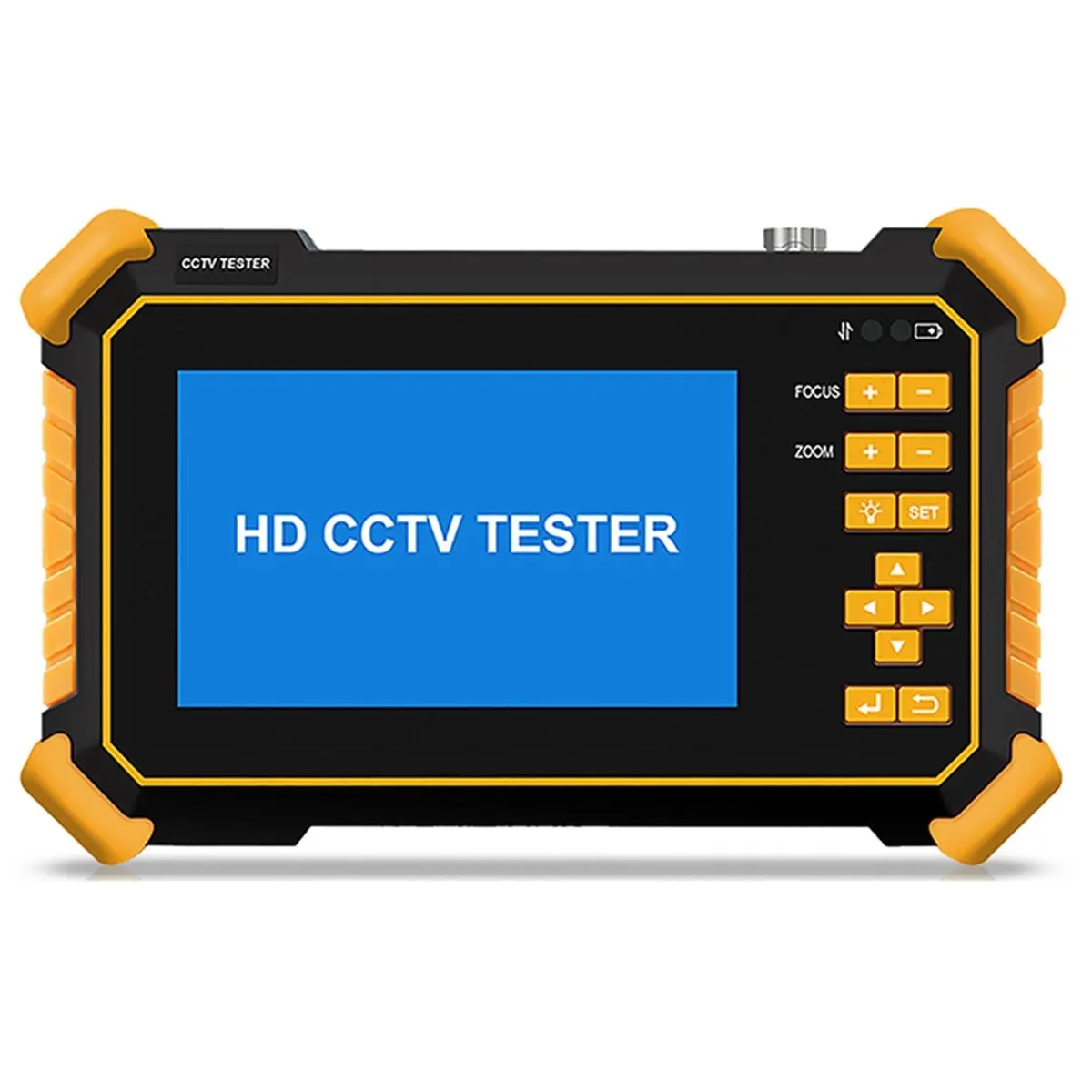 AA80 Securexpert 8MP 4.3 Inch HD Video Tester for TVI/CVI/AHD/CVBS with PTZ Control and LED Light CCTV Installer Tool US Plug