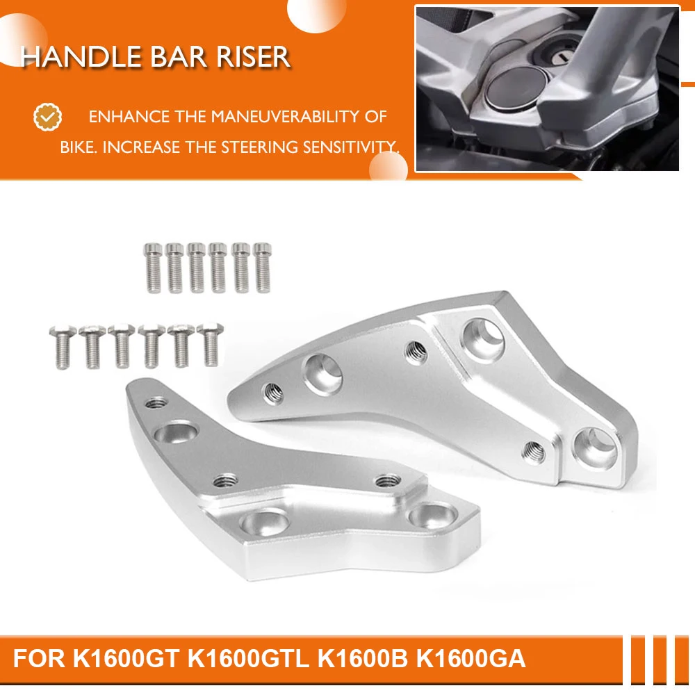 Motorcycle Handle Bar Riser For K1600B K1600GT K1600GTL Clamp Extend Backward Handlebar Adapter Mount Kits For K1600 B/GT/GTL/GA
