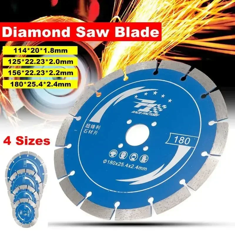 Durable 114/125/156/180mm Diamond Saw Blades Wood Cutting Blades Multi-purpose Tools Angle Grinder