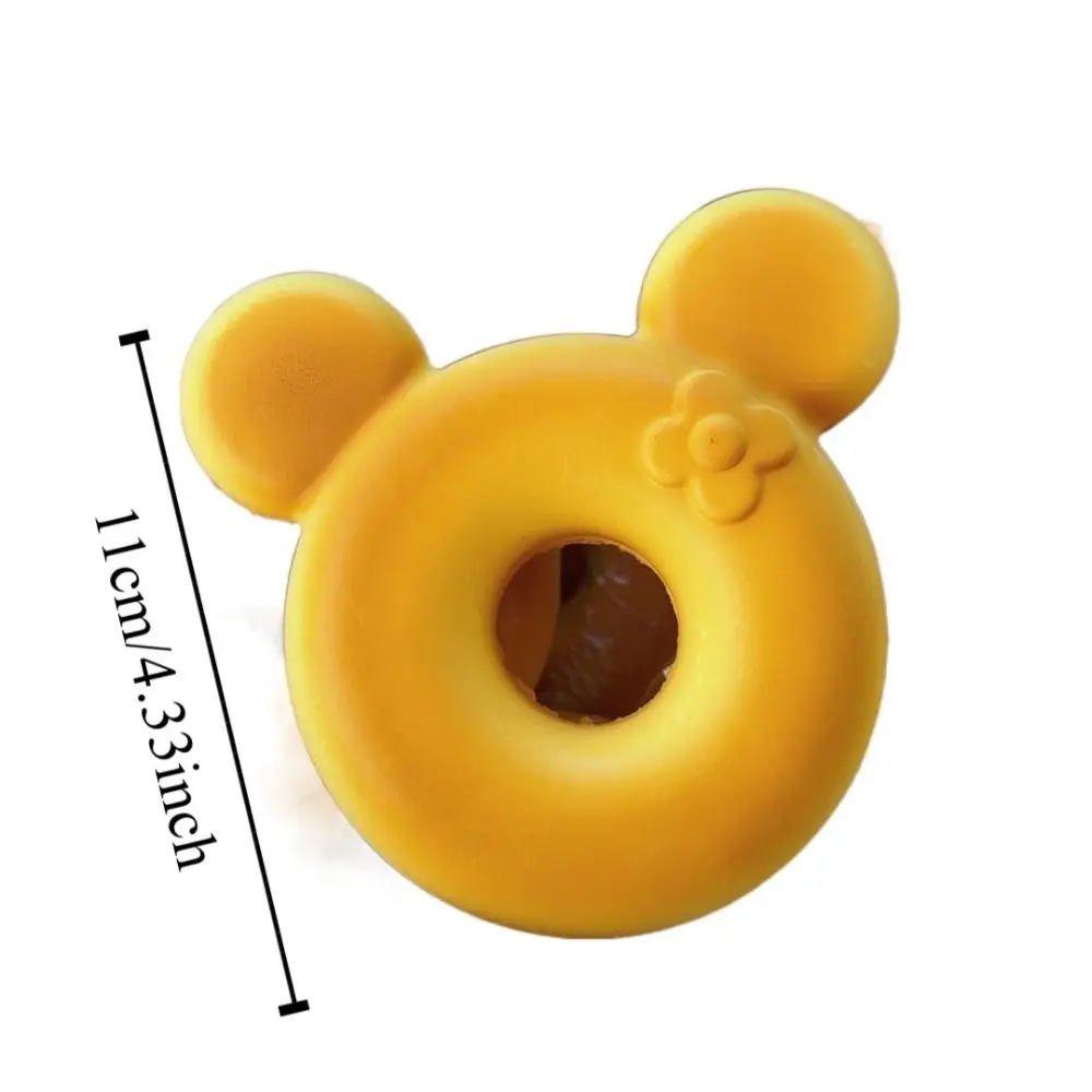 Grappige Donut Vent Knijpen Speelgoed Beer Oren Super Zacht Bakken Pinch Speelgoed Anti-fidget Trage Rebound Cartoon Pinch speelgoed Kids Gift