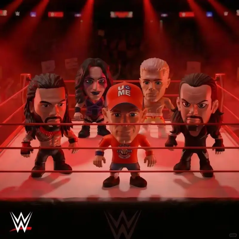 En stock Nouveau Zuru 5 Surprise WWE Mini Stars Mini figurines de lutte en plastique à collectionner Jouets Cadeau d'anniversaire ou de fêtes