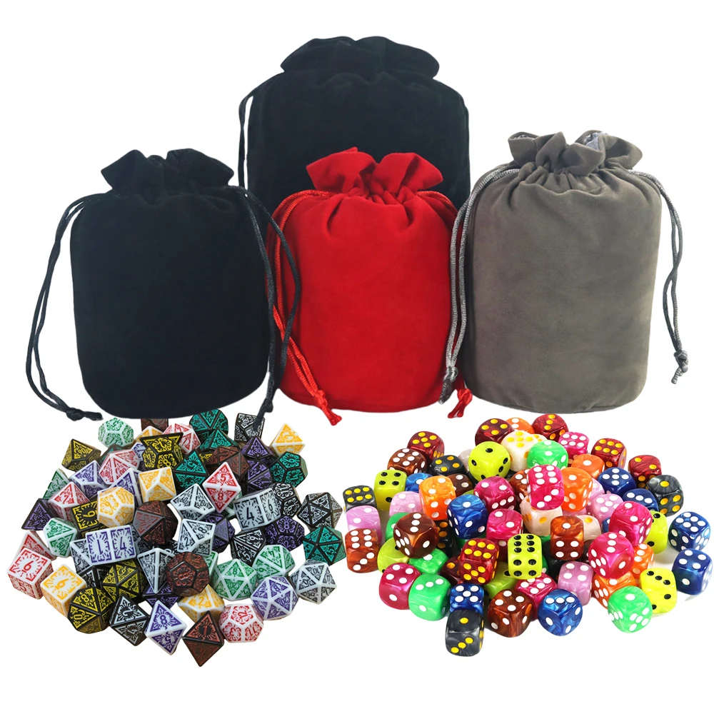 

Сумка для хранения игральных костей для настольной игры, идеально подходит для подарка, упаковки ювелирных изделий