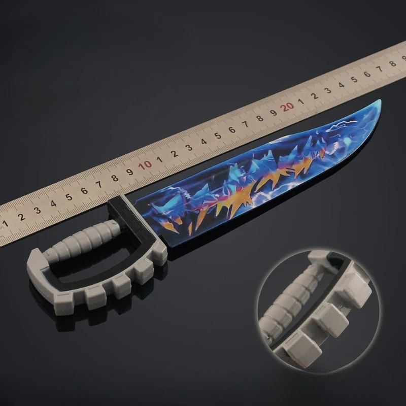 Call of Duty-cuchillos de bolsillo de asalto para dibujar energía, accesorios de periféricos de juego, modelos de cuchillos a cuerpo, adornos artesanales de Metal, regalos, juguetes para niños