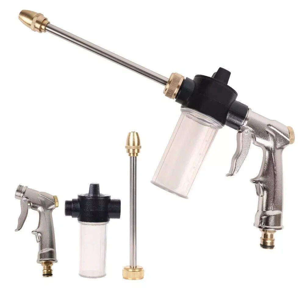 100ml High Pressure Snow Foam Spray Gun Car Wash Sprayer Lance Uses Hose Pipe Sprayer Bottle for Vehicle