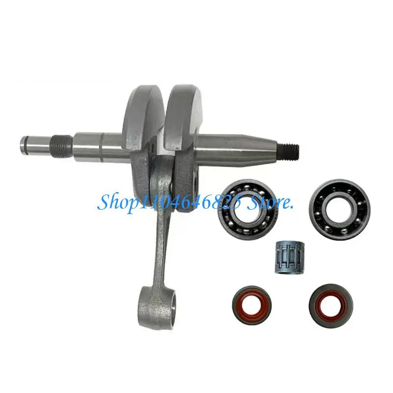 Full Set Crankshaft Assembly Replacements For MS361 MS341 Including Bearings Piston Pin And Oil Seals