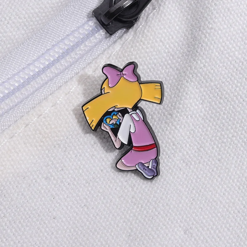 Cartoon animated character badge Student Backpack shirt collar Alloy brooch Accessory pins wholesale Gift to friends