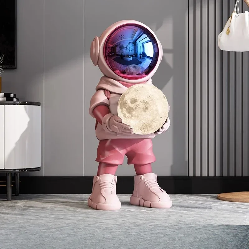 

# Hot Large Astronaut Astronaut Floor-standing Ornaments, Light Luxury Decorations For Home TV Cabinets, Housewarming Gifts, Lam
