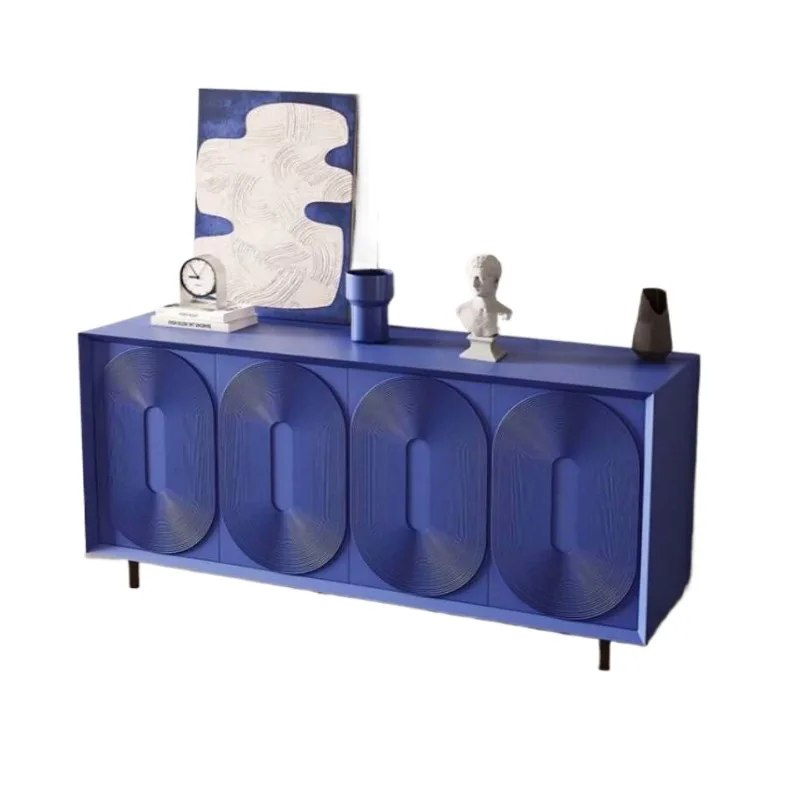 Italian paint side cabinet, entrance entrance shoe cabinet