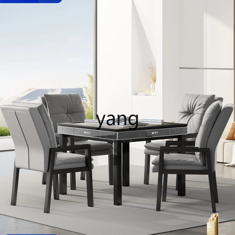 

YHM mahjong machine household roller coaster dining table dual-purpose chess and card room