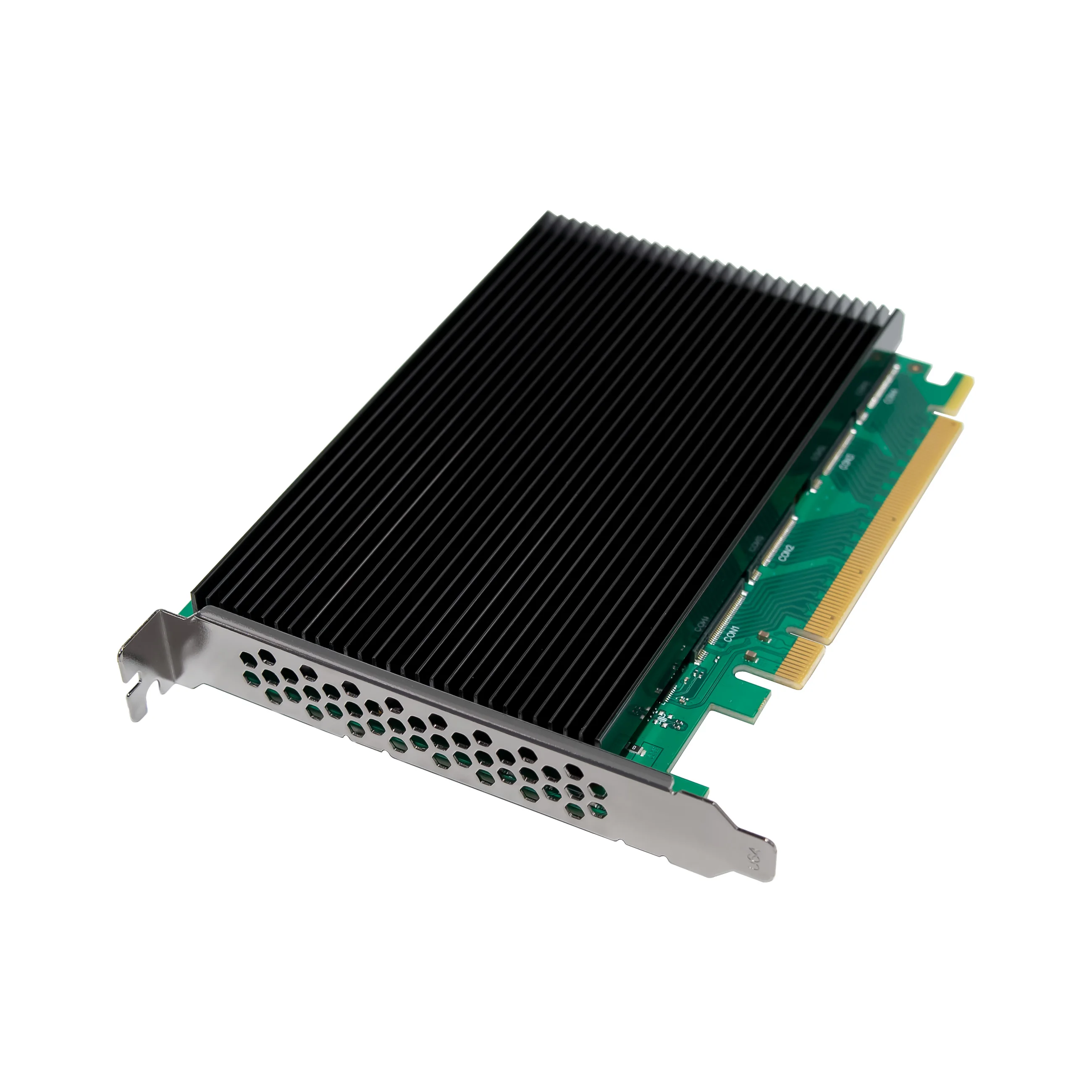 sunweit-st5118-pcie50-x16-4ポート-hyper-m2-nvme-ssdアダプター-2280-m2-ssdカード