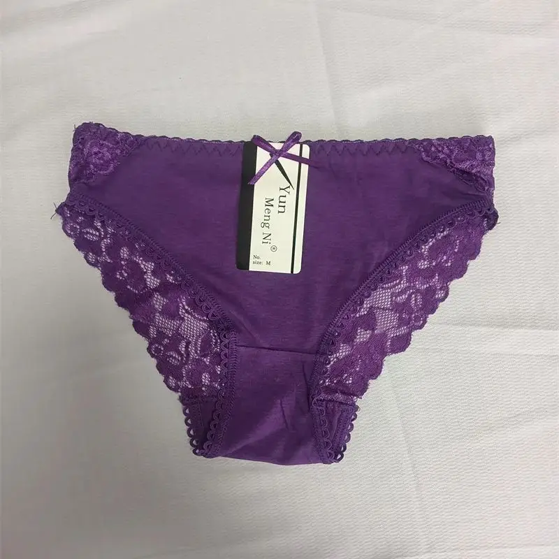 Women's Cotton Sexy Panties - Comfortable Briefs - close-up view
