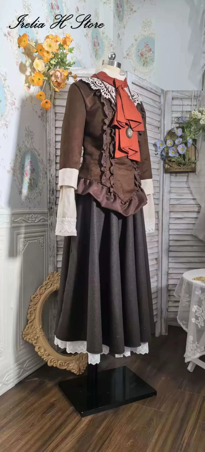 Irelia H Store Blood&borne Plain Doll Cosplay Plain Doll Cloak top skirt Party Set Halloween Costumes can custom size image 4