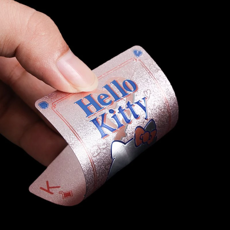 New Hello Kitty Playing Cards Delicate PVC Plastics Waterproof Poker Kuromi Originality Good-looking Poker Essential for Gaming view 3