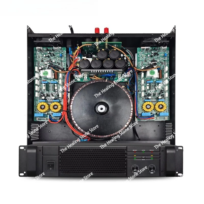 Professional Dual-Channel Professional Audio Amplifier Power Home Stage Digital Integrated Video and Lighting Professionals