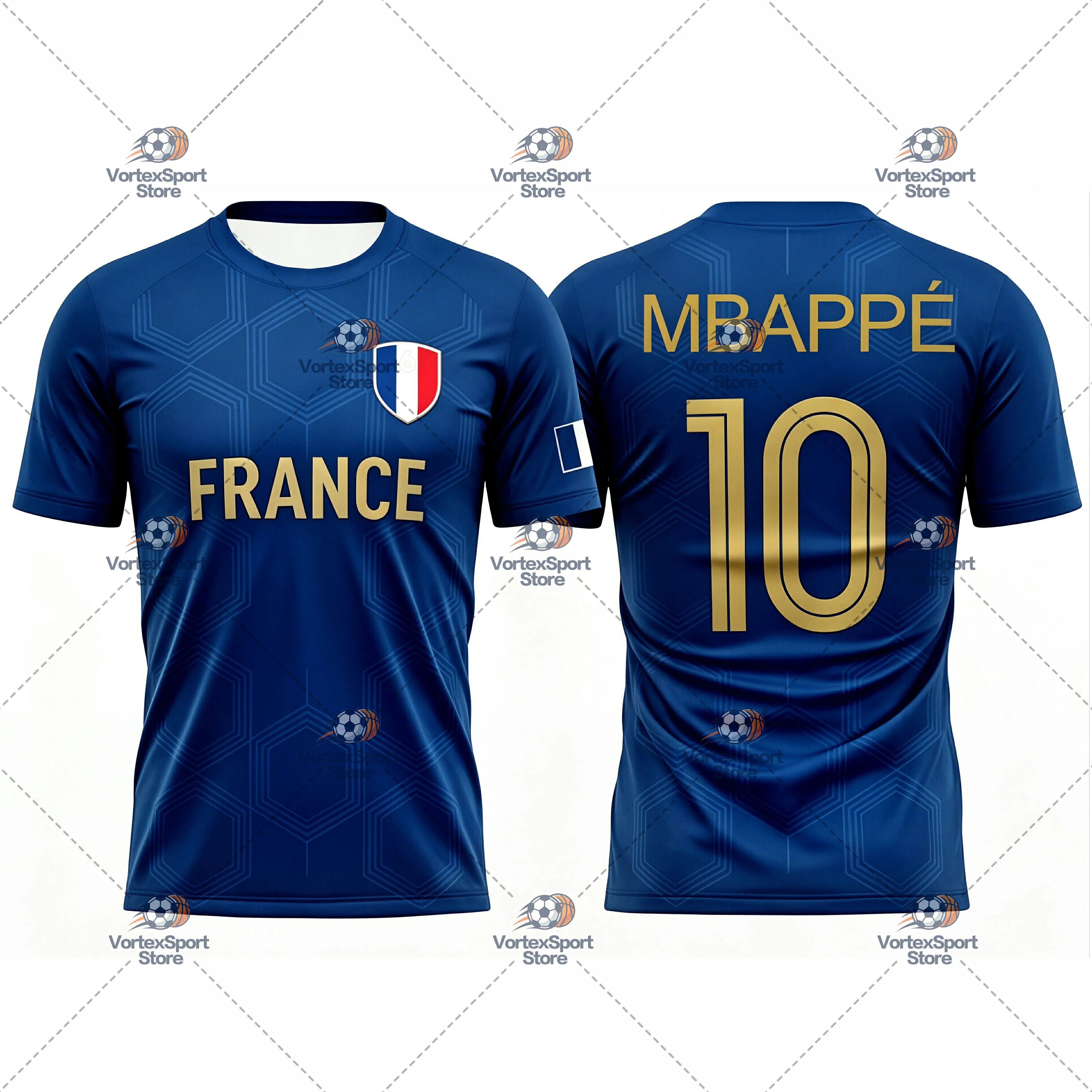Explosions Kinder- und Herren-Fußballtrikot Frankreich Nr. 11, Schnelltrocknend, Alle Größen, Kurzarm, O-Ausschnitt, Olise Fußballfan-Trikot – Detail 4