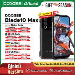 Global Version DOOGEE Blade10 Max Rugged Phone 8GB +256GB 6.56