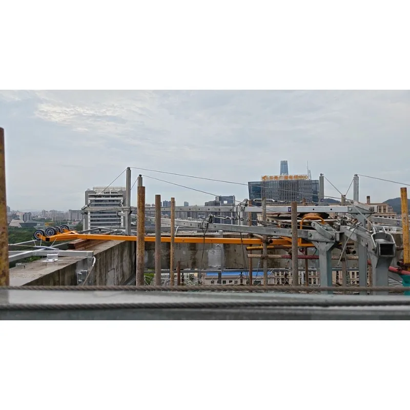 رافعة جيب متنقلة 300 كجم 400 كجم 500 كجم تصميم ذراع قابل للطي للتعامل مع مواد موقع البناء