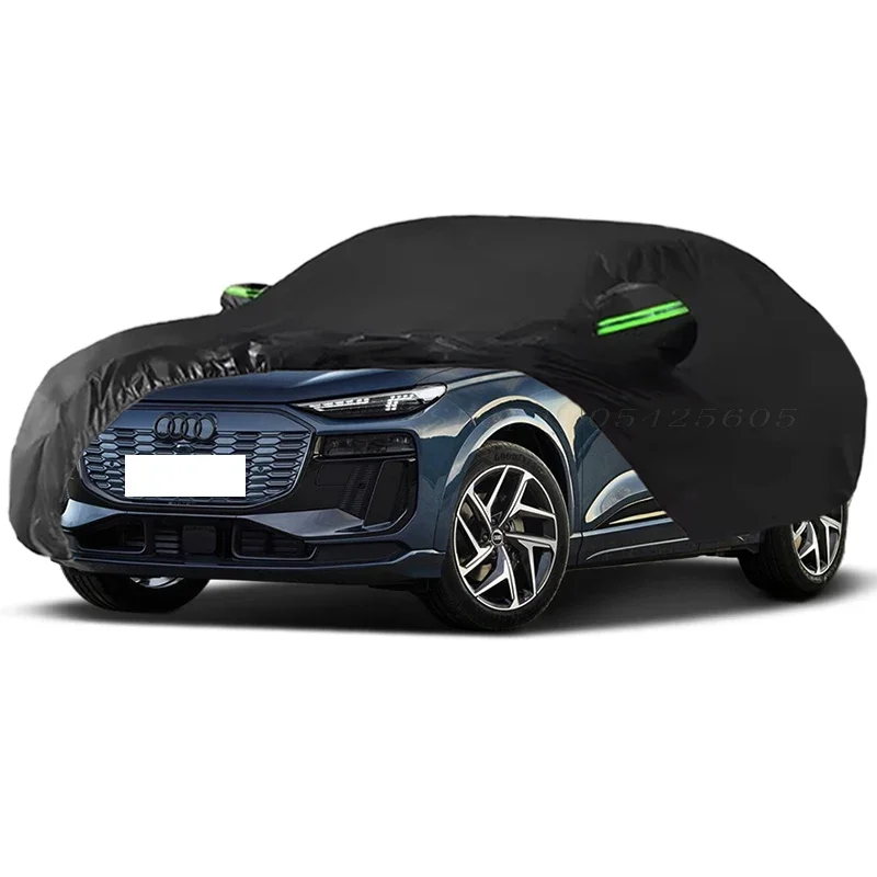 

For Audi Q6 E-tron Outdoor Protection Full Car Covers Snow Cover Sunshade Waterproof Dustproof Exterior Car Accessories