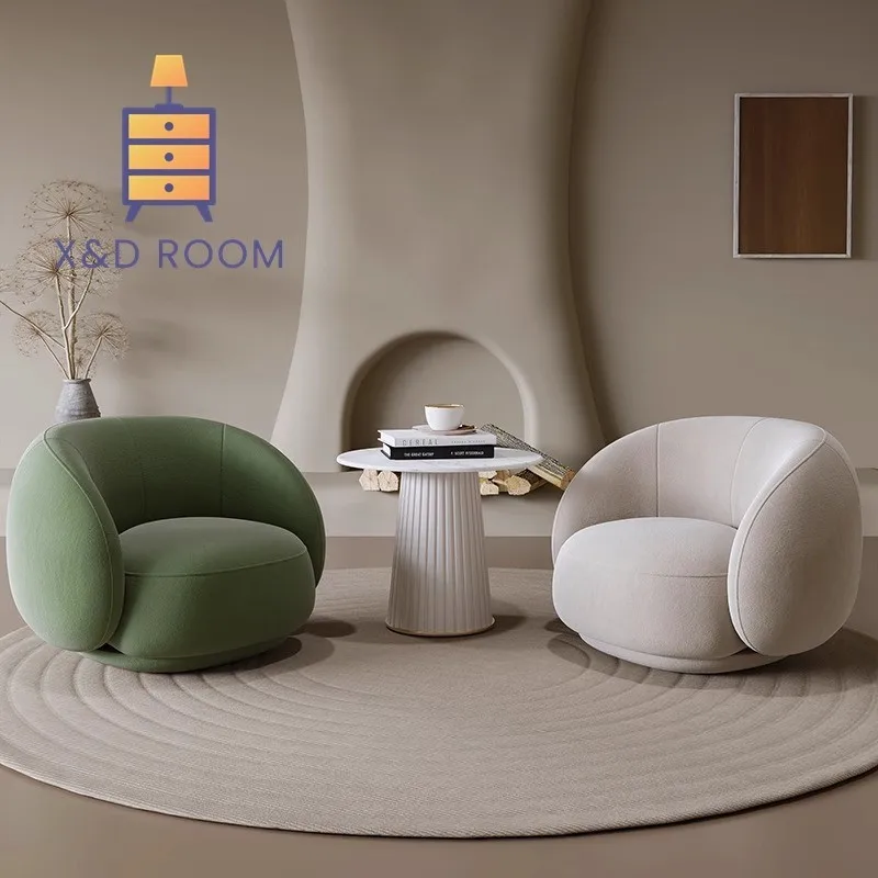 

X&D Simple Modern Sofa Chair Nordic Light Luxury Single Sofa Clothing Store Reception Negotiation Ins Celebrity Resting Area