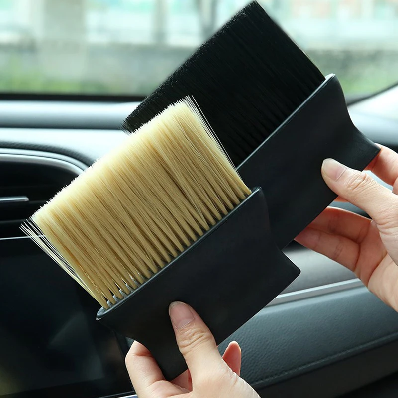 

Car Interior Cleaning Tool Dashboard Air Outlet Soft Brush Auto Home Office Crevice Dust Removal Artifact Brush Cleaning Tool